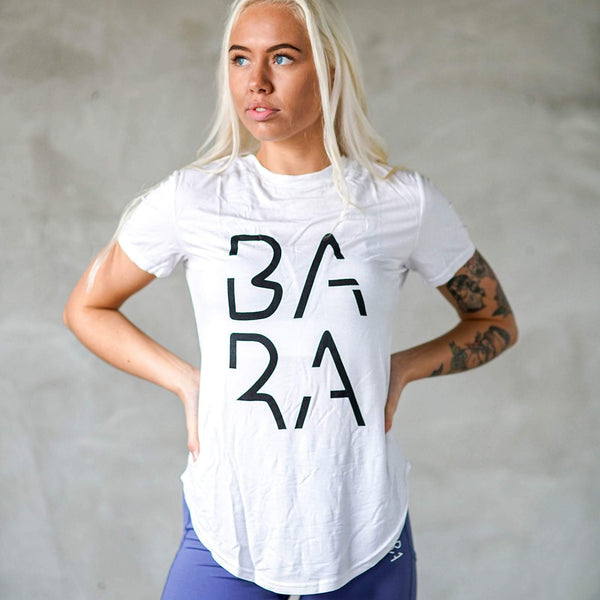 White Eco Friendly T-Shirt - BARA Sportswear 