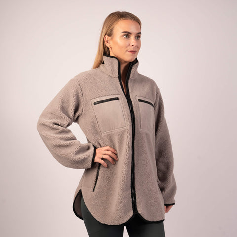 Grey Sherpa Jacket