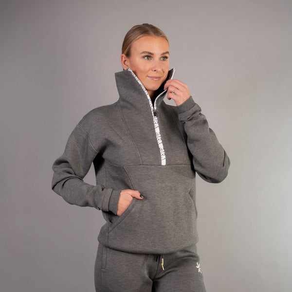 Sweater in grey for females from BARA Sportswear